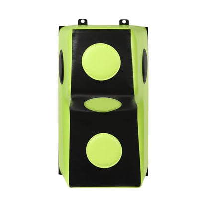Wall Mount Punching Bag – Space-Saving Boxing Training Equipment for Hooks, Uppercuts & More (15.7x11.8x27.5in) - Durable PU, EVA, Steel Design for Home Gym - color: Green