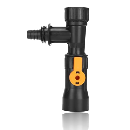 Aquarium Water Changer Kit, Fish Tank Cleaning Tools, Faucet Nozzles Connectors, Vacuum Siphon Gravel Cleaner Connector Replacement Parts with 2 Faucet Adapters for Fish Tank