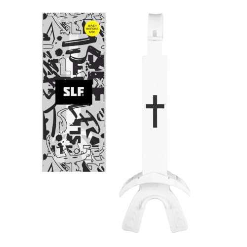 Faith Cross White X Football Mouthguard - color: Cross White