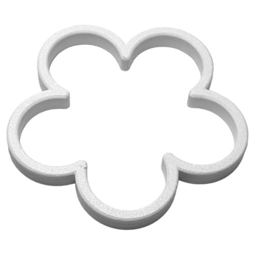 Fish Feeding Portal for Betta & Aquariums | Floating Food Ring & Breathing Window (Daisy) (White)