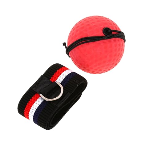 Boxing Punch Ball, Reflex Speed Training Equipment with Adjustable Headband and Elastic String, for Boxing, MMA, Fitness Exercise in Room, Garden, Park - size: E305-H04