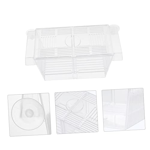 Sosoport 1pc Fish Breeding Box Incubator for Aquarium Isolation Safe Hatching and Acclimation Design for Easy Observation Optimized Water for Juvenile Fish
