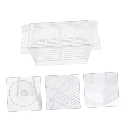 Sosoport 1pc Fish Breeding Box Incubator for Aquarium Isolation Safe Hatching and Acclimation Design for Easy Observation Optimized Water for Juvenile Fish
