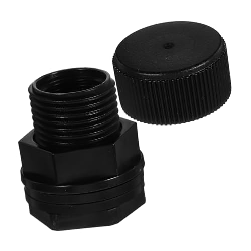 Cabilock PVC Tank Adapter for Barrels Threaded Water Tank Connector Hose Fitting for Rain Buckets and Aquariums Leakproof Design for Efficient Water Storage