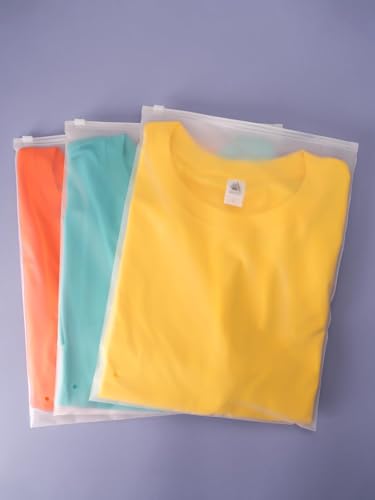 100 Pack Clothes Packaging Bags for Shipping, 10x13'' Frosted Zipper Bag for Clothing Storage or Small Businesses, 3 Mil Thickened Plastic Frosted Bags with Vent Holes (M) - color: 100 Pack, size: 10x13'' (M)