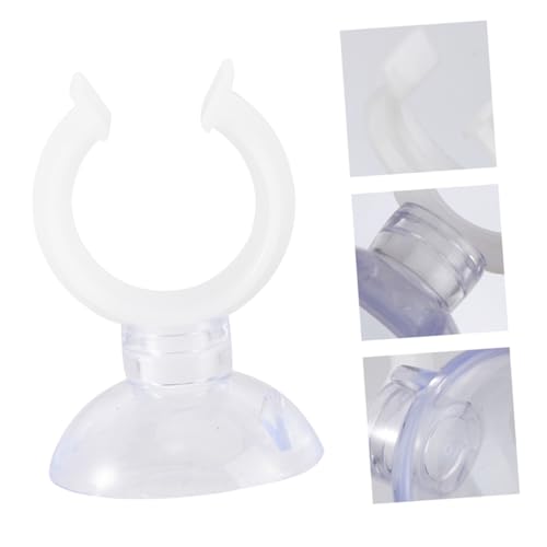 Yardwe 9pcs Aquarium Suction Cup Clips for Securely Holding Water Tubing in Fish Tanks Durable PVC Design for Stability and Versatile Use for Various Decorative Styles - size: 4.50X3.00X2.00CM