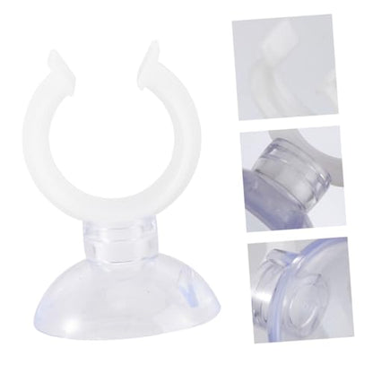 Yardwe 9pcs Aquarium Suction Cup Clips for Securely Holding Water Tubing in Fish Tanks Durable PVC Design for Stability and Versatile Use for Various Decorative Styles - size: 4.50X3.00X2.00CM