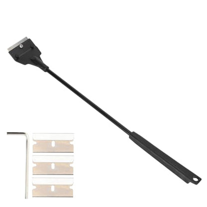 Scraper for Glass Aquariums Fish Cleaner Aquarium Scrapers Plastic Aquarium Plant Tools Long Aquascaping Tools Spatula Aquatic Plants Tool for Freshwater and Saltwater