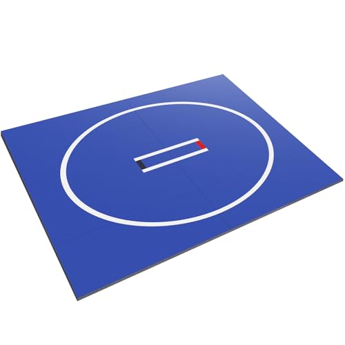 3M X 3M Jiu Jitsu Wrestle Mats Wear Resist Gymnastics Training Mat Anti-Slip Multi-Functional Training Blankets for Grappling Martial Art Boxing Judo