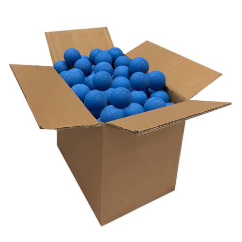 Velocity Lacrosse Balls - 1, 2, 3, 6, 12, 18, 24, 36, 60 and 120 Packs - for Practice, Official NFHS and College Approved Size - color: Royal Blue, size: 120 Balls, style: Practice Ball
