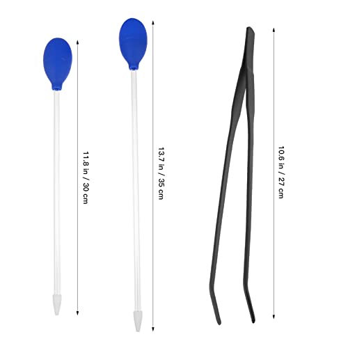 BESPORTBLE 4pcs Aquarium Fish Tank Cleaning Tool Pipette Tweezers Gravel for Easy Waste Removal Safe for Fish and Corals