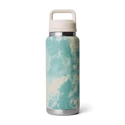 YETI Rambler 36 oz Bottle, Vacuum Insulated, Leakproof, Stainless Steel with Chug Cap - color: Sea View