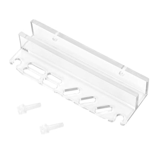 Multifunctional Aquarium Storage Rack Acrylic Tool Compartments for Fish Equipment Water Grass Tool Storage