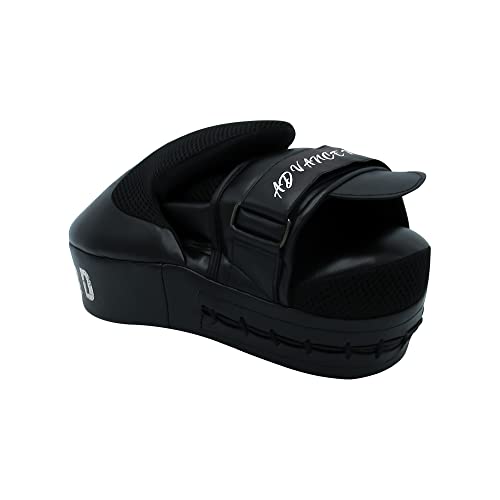 TMA Curved Focus Pads Mitts,Hook and Jab,Punch Bag Kick Boxing Muay Thai MMA US - color: Black