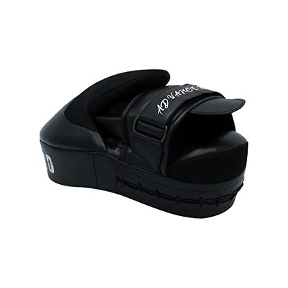 TMA Curved Focus Pads Mitts,Hook and Jab,Punch Bag Kick Boxing Muay Thai MMA US - color: Black