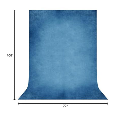 Blue Photography Backdrops for Photoshoot, Vintage Abstract Portrait Photo Backdrop, Photo Booth Props 6x9ft