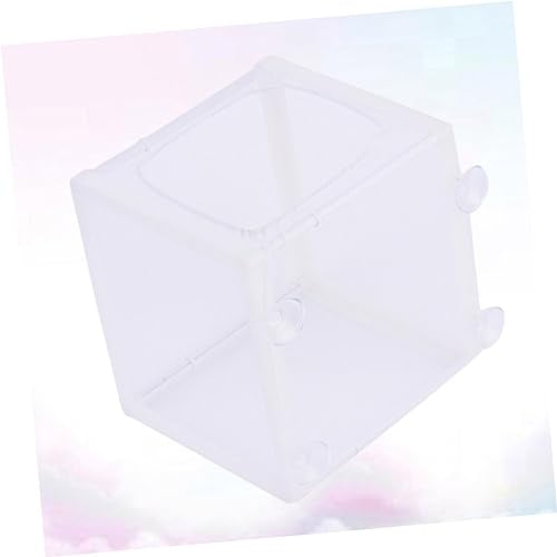 LIOOBO Incubation Net Net Water Aquarium Suction Fish Isolation Breed Tank Separator Fish Tanks Breeding Hatchery Small Incubator Cup White