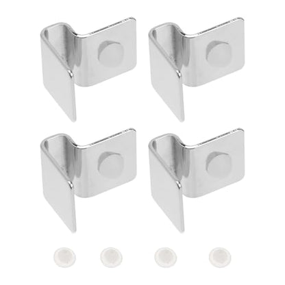 BESPORTBLE 12pcs Aquarium Lid Brackets Fish Tank Cover Clips for Secure Glass Support Easy Installation Suitable for Rimless Aquariums