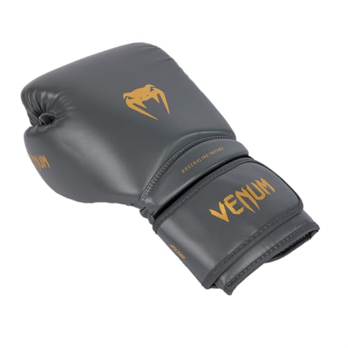 Venum Contender 1.5 Kids Boxing Gloves - color: Graphite/Gold, size: 8-Ounce