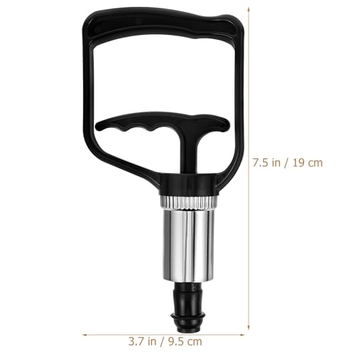 NOLITOY Universal Cupping Vacuum Pump - High Suction Manual Hand Pump Replacement - One-Hand Operation Portable Vacuum Handle for Chinese Cupping Therapy, Home Spa & Massage Parlor