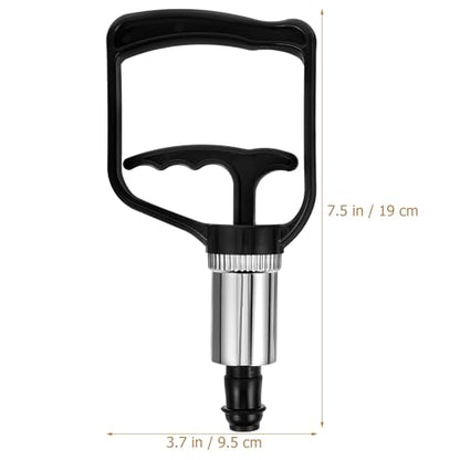 NOLITOY Universal Cupping Vacuum Pump - High Suction Manual Hand Pump Replacement - One-Hand Operation Portable Vacuum Handle for Chinese Cupping Therapy, Home Spa & Massage Parlor