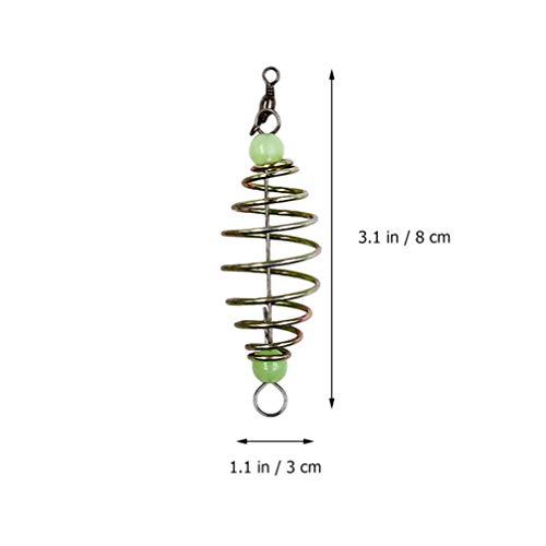 24Pcs Fishing Bait Trap Cage Feeder Basket Holder Coarse Lure Feeder Carp Lure Fish Accessories