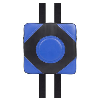 LuiceABC Wall Punching Boxing Pad, Wall Focus Target Foam, Boxing Fitness Wall Punch Bag, Leather and High Elastic Sponge Bag for Sports Training, Adjustable Height - style: Blue