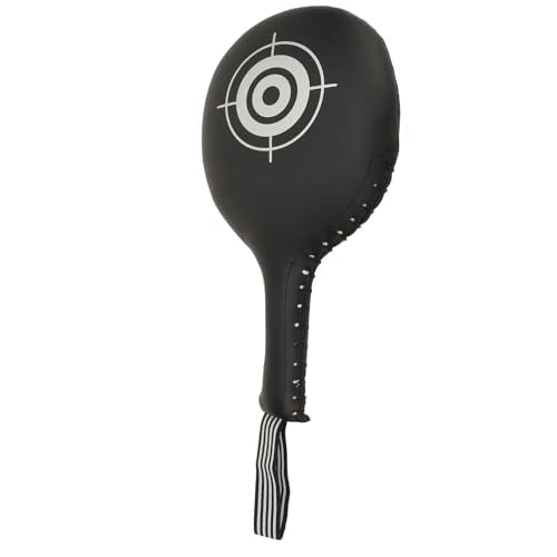 Boxing Target Paddle Kickboxing Hitting Target Pad Martial Arts Training Equipment Taekwondo Karate Kickboxing for Martial Arts Training (Black)