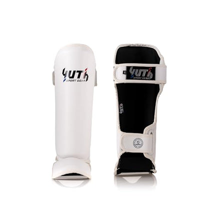 Signature Shin Guards | Premium Muay Thai Shin Guards | Lightweight & Durable Shinguards Muay Thai | Padded, Adjustable Muay Thai Leg Guards for Kickboxing, MMA Sparring, Training
