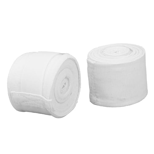 Yosoo Health Gear Boxing Hand Wraps 2pcs Semi Elastic Hand Wraps for Men Women, 196 inch Quick Drying Sports Hand Wraps Wear Cotton Handwraps for Boxing Gloves for Kickboxing Muay
