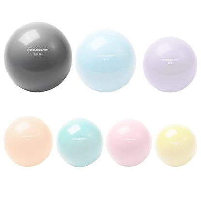 Philosophy Gym Toning Ball - Soft Weighted Mini Medicine Ball - style: 10 LB