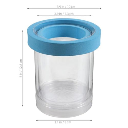 Toddmomy 2pcs Fish Isolation Box for Aquarium Breeding Plastic Floating Fish Breeding Box with Suction Cups