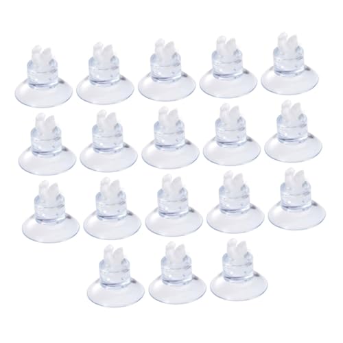 Cabilock 18pcs Fish Tank Hose Holder Clips with Rubber Suction Cups, Aquarium Airline Tube Clips for Air Pump Accessories, Sturdy Aquarium Organizer for Freshwater and Saltwater Tanks