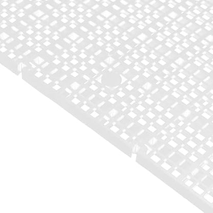 Luxshiny 10pcs Aquarium Fish Isolation Board Fine Mesh Plastic Egg Crate Divider Panel 30x15cm Detachable Grid for Breeding and Fish Tank Partition