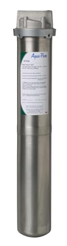 3M Aqua-Pure Stainless Steel Water Filter Housing SST2HB, Uses 2-High Standard Drop-in Water Filter Cartridges, Heavy Duty Construction, Built to Last - style: SST2HB Stainless Steel Housing
