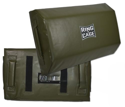 Ring to Cage 2 Sizes - Krav MAGA Tombstone/Multi Angled Striking Shield, Womens self Defense - size: Standard Size (Marine Green color)