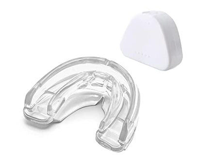 Youth Mouth Guard Football Sport Mouthguard, Premium Quality No Boiling Required，Suitable for Basketball, Wrestling, Taekwondo, Jujitsu and Karate - color: Colorless