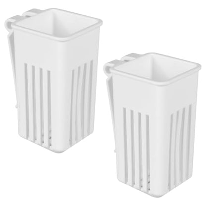 DONGKER Aquarium Plant Holder,2 PCS Hanging Aquatic Planted Pot Hydroponic Fixed Basket Wall Mounted Planting Bracket for up to 0.5" Thick Water Tanks Aquarium Decor
