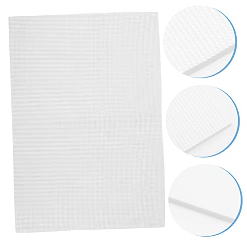 Yardwe Shockproof Fish Tank Pad Thick Non Slip Aquarium Bottom Mat for Water Absorption and Heat Preservation Durable Cushion - color: White