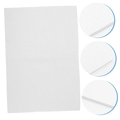 Yardwe Shockproof Fish Tank Pad Thick Non Slip Aquarium Bottom Mat for Water Absorption and Heat Preservation Durable Cushion - color: White
