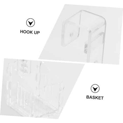 BESPORTBLE 2pcs Superior Acrylic Aquatic Planting Cup Water Grass Landscape Cups Fish Tank Plant Anchor Aquarium Decor