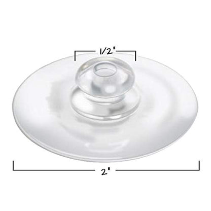 Nature Anywhere Replacement Suction Cups (8-Pack) - 2 Inch Diameter Heavy Duty Suction Cup for Window Bird Feeders Awesome for Shower, Kitchen Sink Caddy Suction Cup