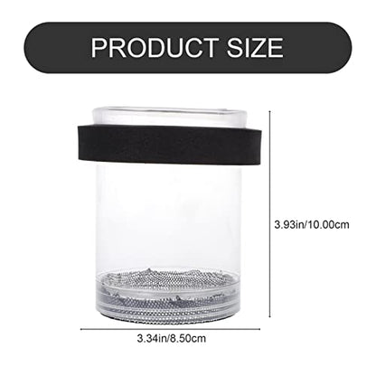 balacoo Fish Breeding Box Fish Tank Hatchery Incubator Holder Aquarium Box Round Floating Parenting Box for Shrimp Guppy Fry Clownfish A