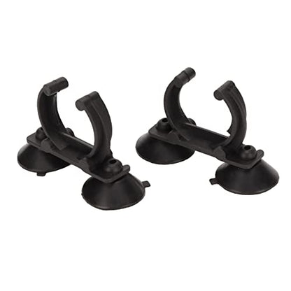 Aquarium Heater Suction Cup Clips, 2 Pieces 3.2cm Plastic Silicone, Strong Suction for Accurate Fixing in Fish Tanks