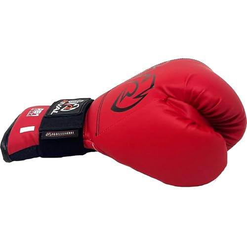 RIVAL Boxing RB1 Ultra Bag Gloves, 20th Anniversary Edition, High-Density Multi-Layered Padding and Signature Wrist Lock Strapping System - color: Red, size: Medium
