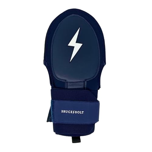 BRUCE BOLT Original Series Sliding Mitt - color: Navy Blue, size: Youth