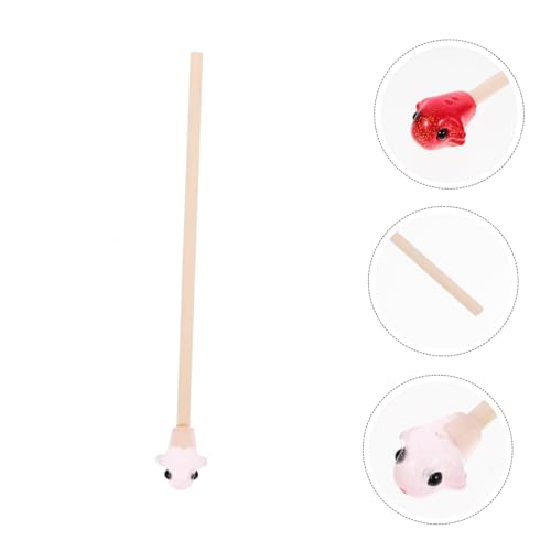 Safe Wooden Betta Fish Training Stick Compact Aquarium Toy for Betta Fish Versatile Accessory