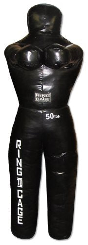 Unfilled MMA Grappling Throwing Dummy 30lbs to 140lbs, for MMA, Grappling, Jiu Jitsu, Wrestling - size: 5’8” 110lbs