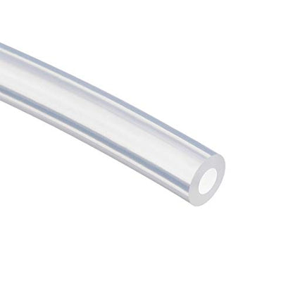 uxcell Silicone Tubing 3/16"(5mm) ID x 3/8"(10mm) OD 3.3ft(1m) Silicone Rubber Tube Air Hose Water Pipe for Pump Transfer Clear - size: 5mm x 10mm