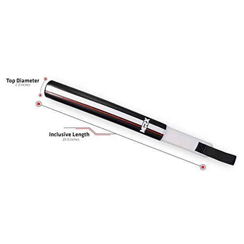 MRX MMA Boxing Training Striking Sticks Padded Pair Boxing Focus Precision Sticks Punch Speed Training Hand Target Ideal for Martial Arts, Muay Thai - color: Black White